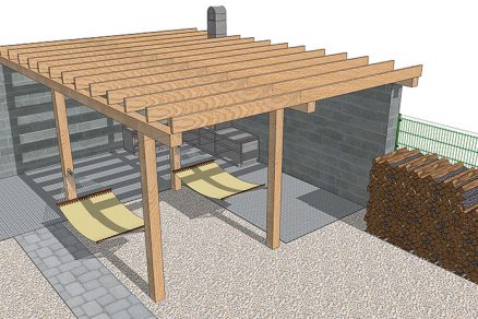 Pergola pri plote