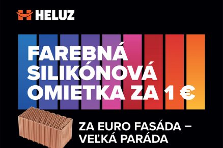 farebná silikónová omietka Heluz