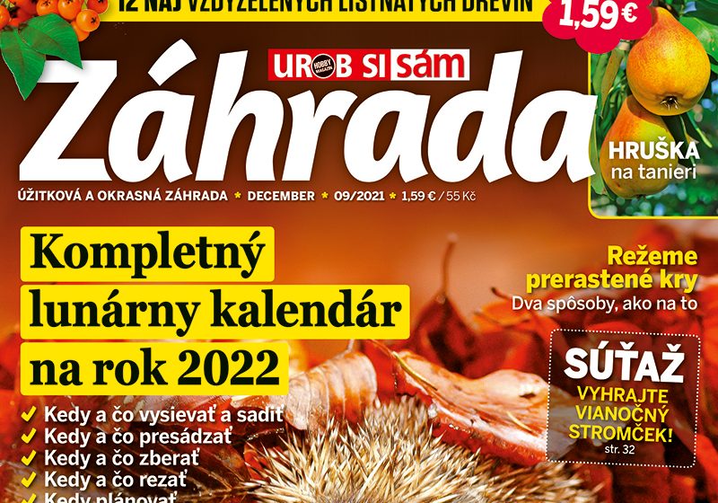 Časopis Záhrada 9/2021