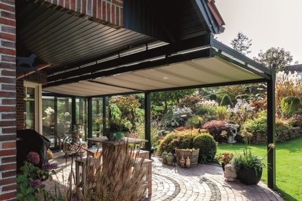 Pergola v modernom dome