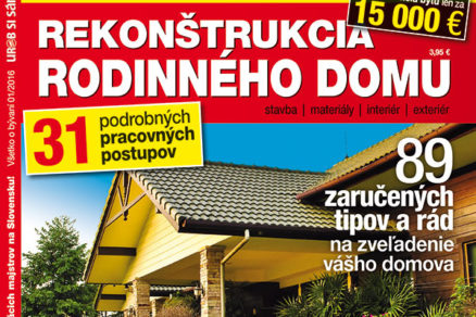 Nová publikácia v predaji Rekonštrukcia rodinného domu