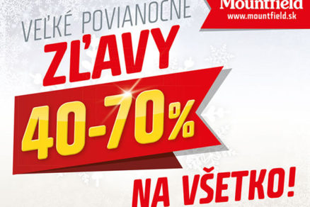 Mountfield hlási povianočné zľavy 40 až 70 % !!!